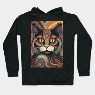 colorful cat Hoodie